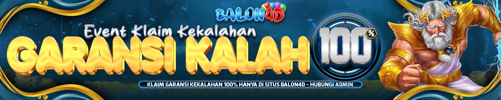 BONUS KEKALAHAN 100%